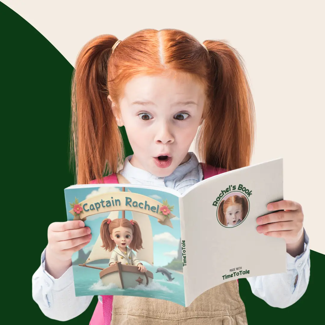 Personalized children's book with custom illustrations featuring your child